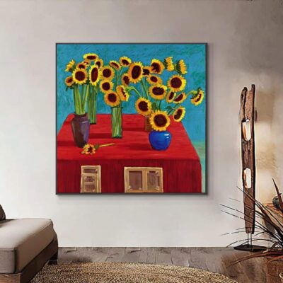 Artwork by David Hockney Printed on Canvas - Image 4