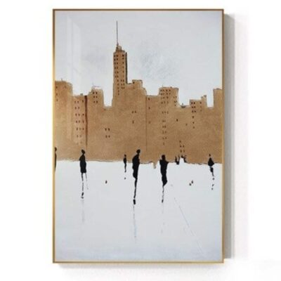 A Street Life Abstract Painting