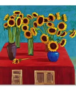 David Hockney 1996, 30 Sunflowers