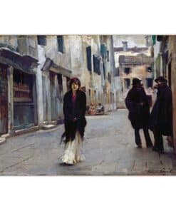 John Singer Sargent 1882 Street in Venice