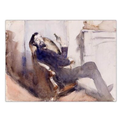John Singer Sargent 1885 Portrait of Paul-César Helleu