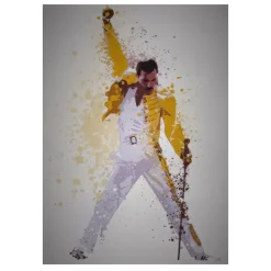 Painting of Freddie Mercury