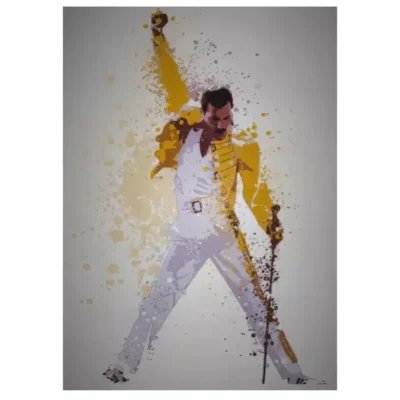 Painting of Freddie Mercury