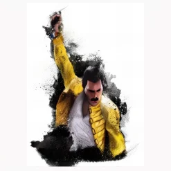 Painting of Freddie Mercury