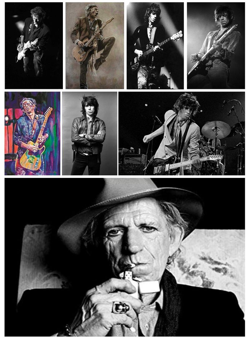 Paintings and Pictures of Keith Richards