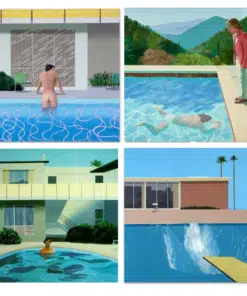 Great Paintings by David Hockney Printed on Canvas
