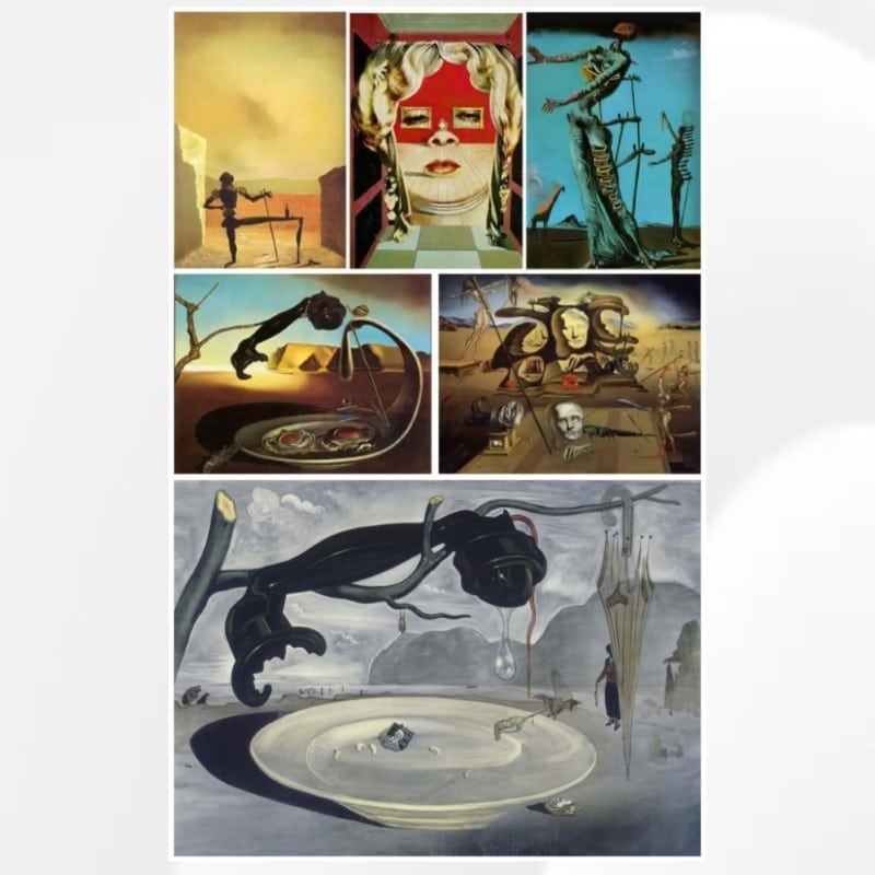 Paintings from Salvador Dalí Printed on Canvas
