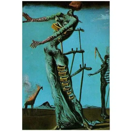 Salvador Dalí 1937 Burning Giraffe