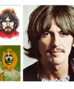 Painting and Picture of George Harrison Printed on Canvas