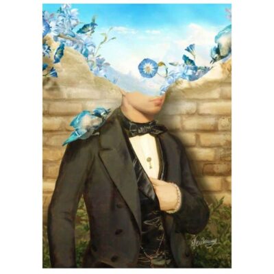 Surrealistic Painting Printed on Canvas - Image 4