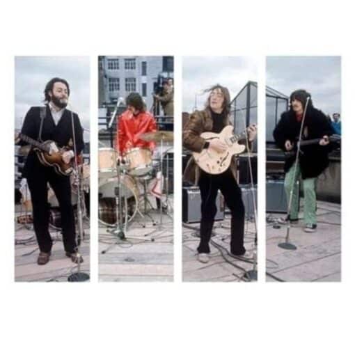B The Beatles on the Roof of Apple Building in London