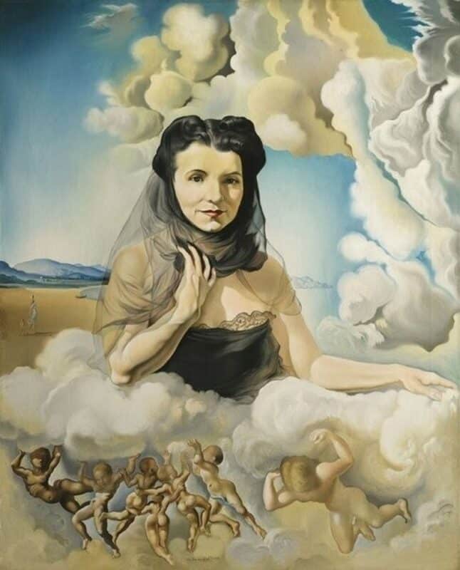 Portrait of Mrs. Ortiz De Linares by Salvador Dali 1942