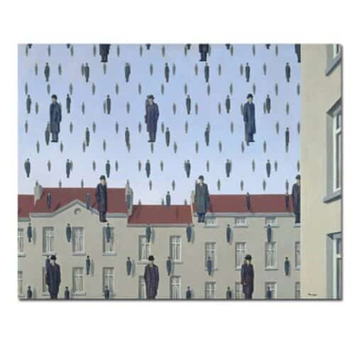 Golconda by René Magritte 1953