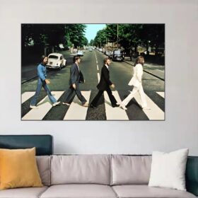 The Beatles on The Abbey Road & On The Roof of Apple Building Printed ...