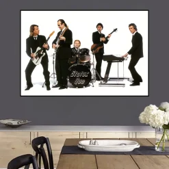 The Rock Group Status Quo Printed on Canvas