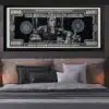 Tony Montana Money Artwork Printed on Canvas 1