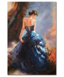 Elegant Painting of Dancing Woman