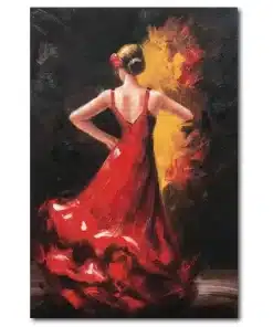 Elegant Painting of Dancing Woman