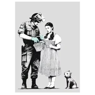 Stop and Search (Dorothy and the Policeman) by Banksy