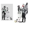 Stop and Search and the Punk Mum by Banksy Printed on Canvas