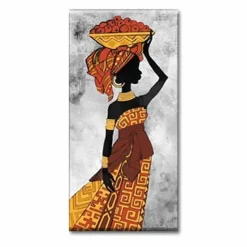 Abstract Wall Art, African Woman