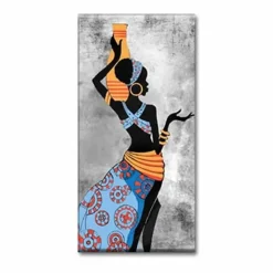 Abstract Wall Art, African Woman