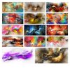 Colorful Abstract Cloud Paintings Printed on Canvas