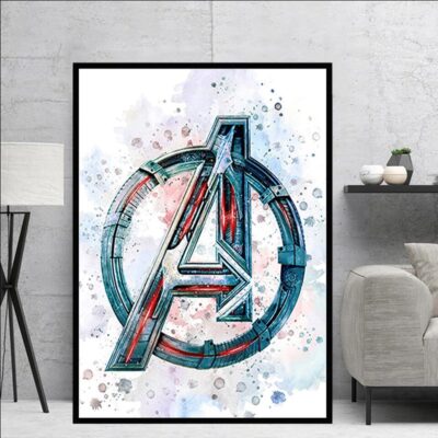 Marvel Avengers Artworks Printed on Canvas - Image 25
