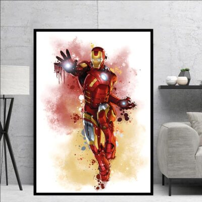 Marvel Avengers Artworks Printed on Canvas - Image 2