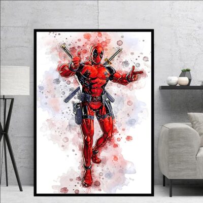 Marvel Avengers Artworks Printed on Canvas - Image 3
