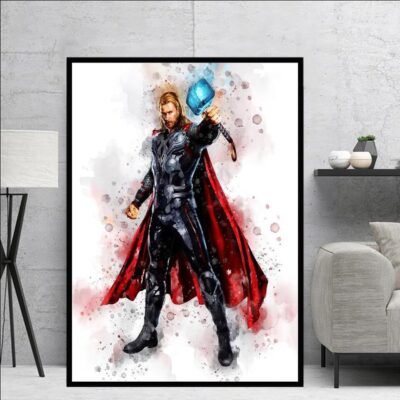 Marvel Avengers Artworks Printed on Canvas - Image 12