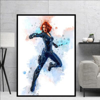Marvel Avengers Artworks Printed on Canvas - Image 5