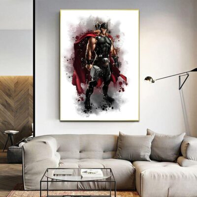 Marvel Avengers Artworks Printed on Canvas - Image 23
