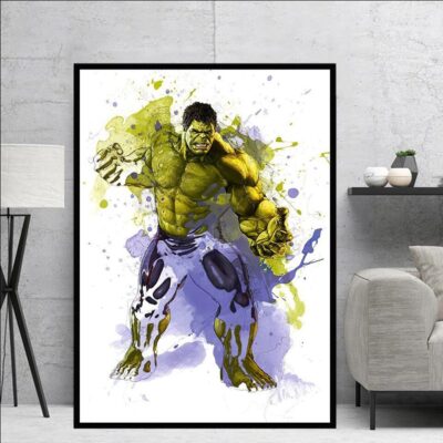 Marvel Avengers Artworks Printed on Canvas - Image 19
