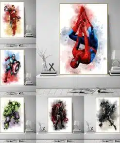 Marvel Avengers Artworks Printed on Canvas