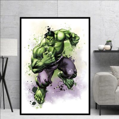 Marvel Avengers Artworks Printed on Canvas - Image 18