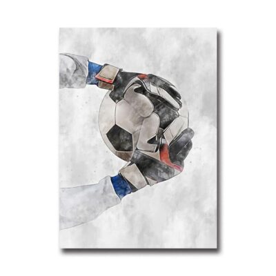Cool Football Image Artwork Printed on Canvas - Image 11