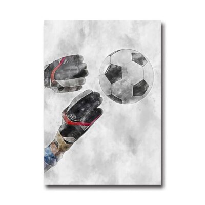 Cool Football Image Artwork Printed on Canvas - Image 10