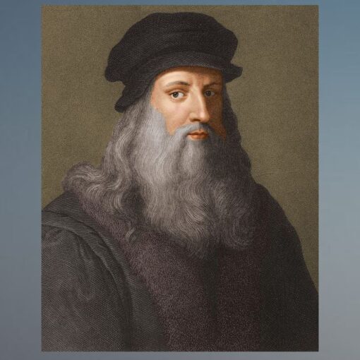 Portrait of Leonardo da Vinci 2