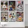Graffiti Artwork With Disney Characters Printed on Canvas