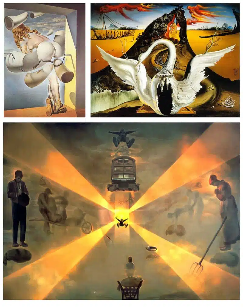 Surrealistic Paintings by Salvador Dalí Printed on Canvas 