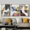 Abstract Canvas Painting Printed on Canvas