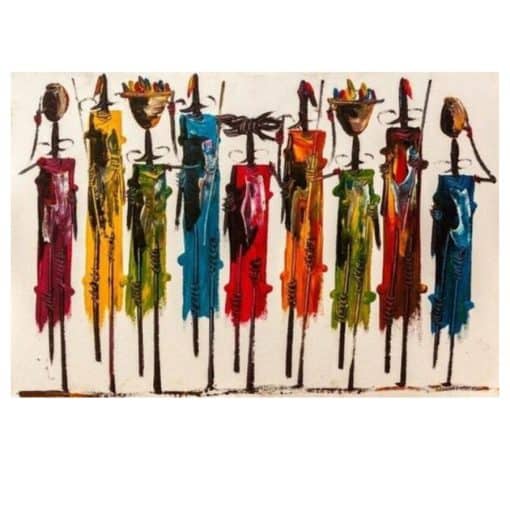 African Women Artwork Printed on Canvas - Image 6