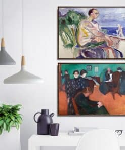 Great Paintings by Edvard Munch Printed on Canvas