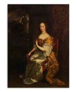Caspar Netscher 1639-1684 Portrait of a Woman