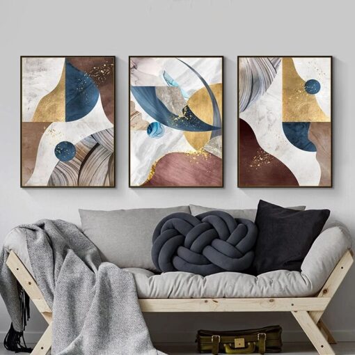 Abstract Canvas Painting Printed on Canvas