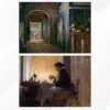 Painting by Harriet Backer Printed on Canvas