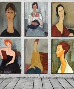 Paintings by Amedeo Modigliani Printed on Canvas