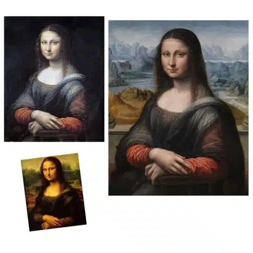 The Prado Mona Lisa Painting Printed on Canvas