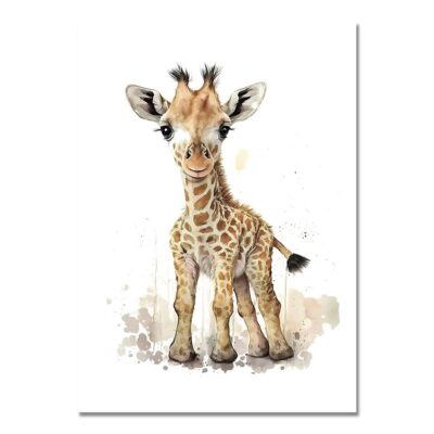 Cute Baby Animals Artworks Printed on Canvas - Image 3